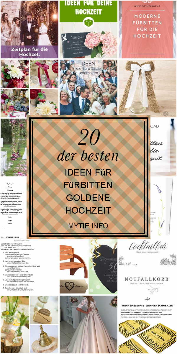 20 Der Besten Ideen Für Fürbitten Goldene Hochzeit